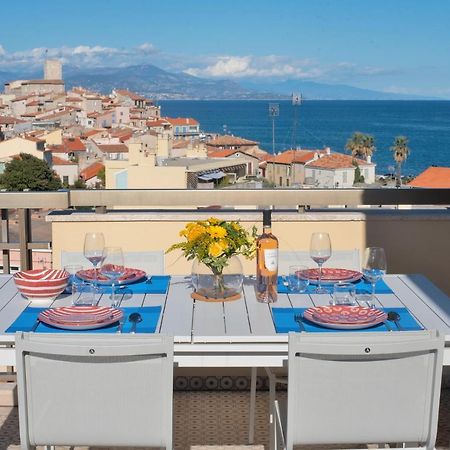 Appartement High Standing With Incredible Old Antibes And Sea Views Extérieur photo