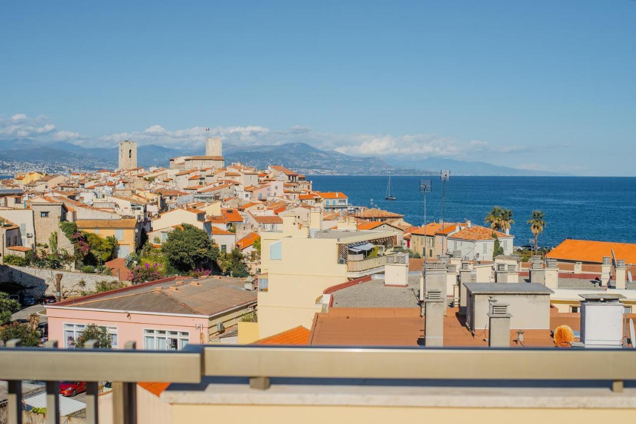 Appartement High Standing With Incredible Old Antibes And Sea Views Extérieur photo