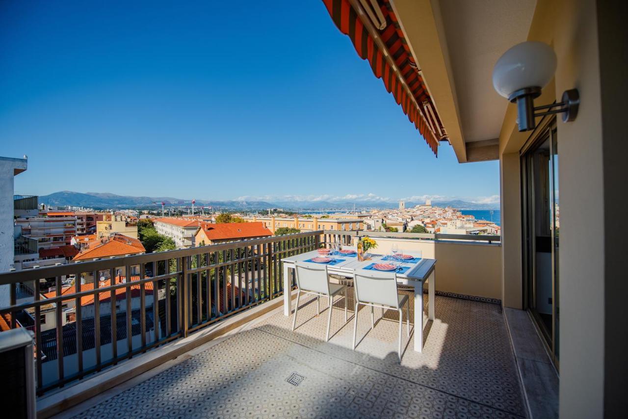 Appartement High Standing With Incredible Old Antibes And Sea Views Extérieur photo